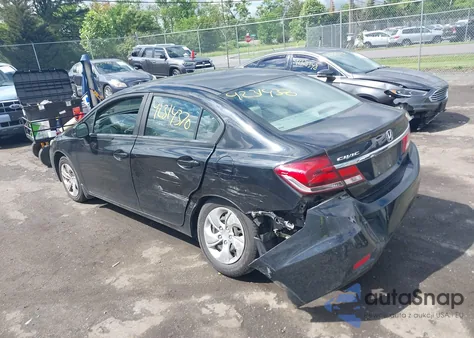 2013 Honda Civic Lx from USA, damaged, VIN 2HGFB2F54DH596770